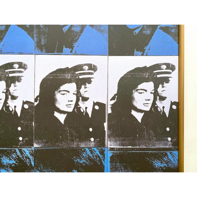 Andy Warhol Pop Art Offset Lithograph Print Framed Italian Exhibition Poster " Nine Jackies " 1964 For Sale - Image 9 of 13