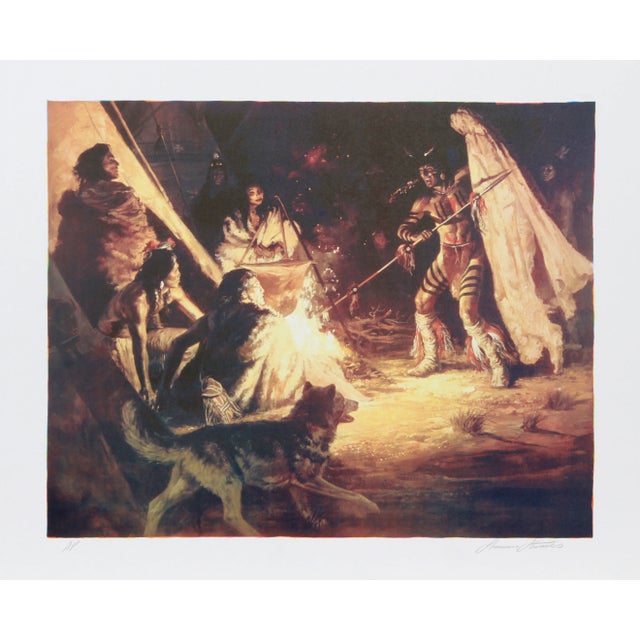 Shannon Stirnweis Lithograph - Call for a Raid For Sale