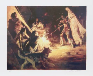 Shannon Stirnweis Lithograph - Call for a Raid