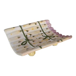 Made in Portugal Asparagus Dish For Sale