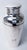 Art Deco sterling silver cocktail shaker. Made by Tiffany & Co. in New York, ca 1922. Tapering bowl, domed and girdled...