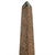 A stunning pair of monumental neoclassical or Grand Tour style solid marble pink, gray, brown, and black obelisks on solid...