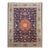 Antique Persian Tabriz Wool 10X13 Navy, Orange & Teal Handmade Area Rug #9902146 For Sale
