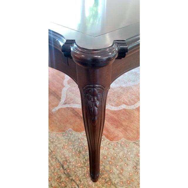 2000 - 2009 Extra Large Custom Mahogany Georgian Dining Table For Sale - Image 5 of 12