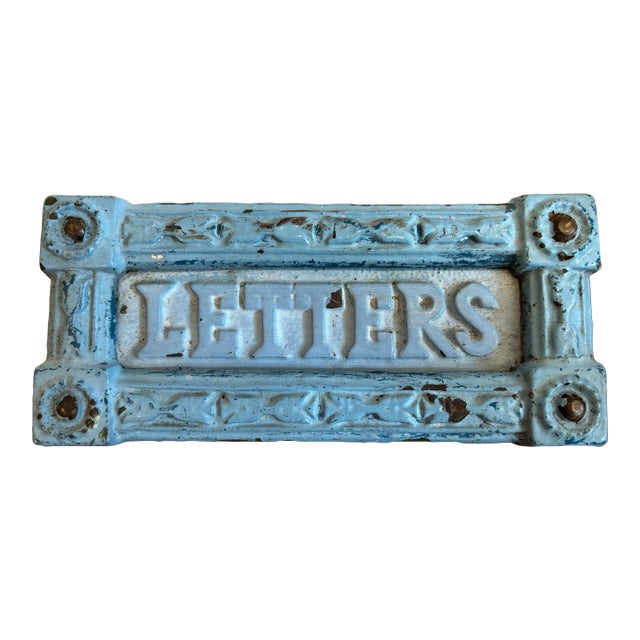 Antique English Letter Slot For Sale