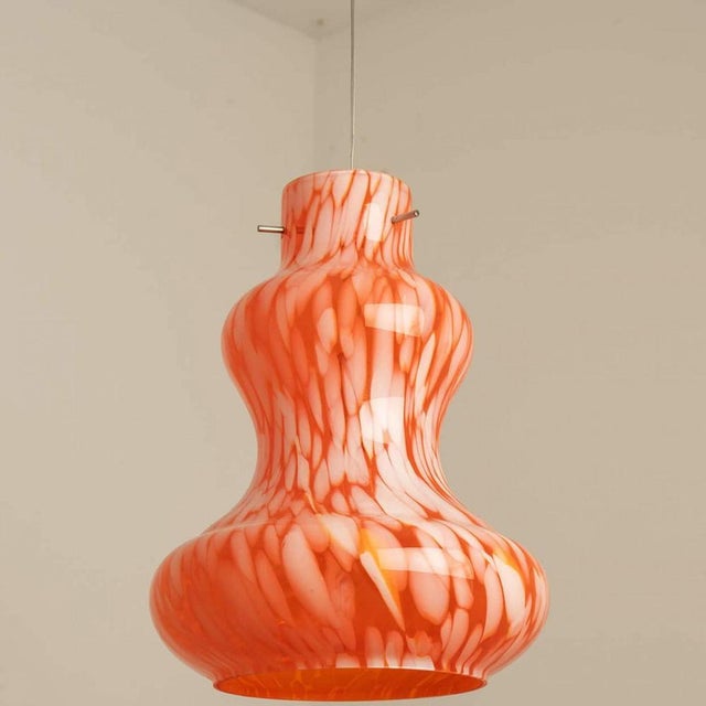 Vintage Murano Glass Pendant Light by Massimo Vignelli for Venini, 1960 For Sale - Image 17 of 18