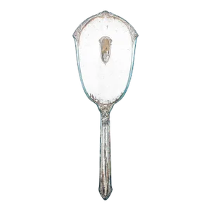 1920's Art Deco Sterling Silver Hand Mirror by Saart Brothers Usa