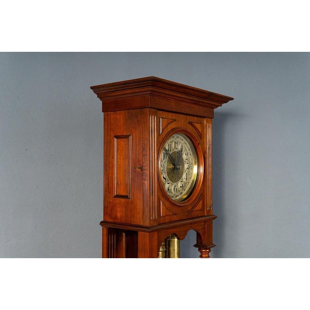 Antique Gründerzeit Grandfather Clock, Late 19th Century For Sale - Image 5 of 18