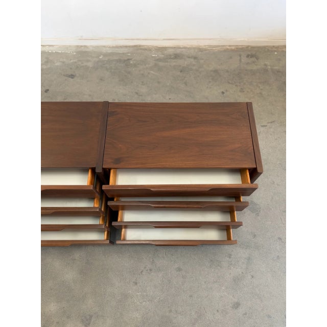 Wood Mid 20th Century Barzilay Double Dresser, Attributed For Sale - Image 7 of 17