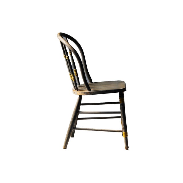 Early 20th Century Antique Spindle Chairs - A Pair For Sale - Image 5 of 11