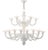 Monumental White Rezzonico Murano Glass Chandelier by Simoeng for Simoeng For Sale
