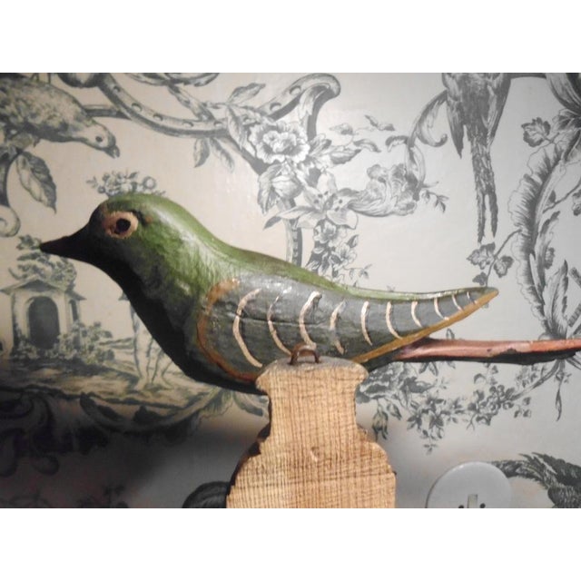 Antique Carved Wooden Bird, 1890s For Sale - Image 11 of 15