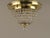 Brass Ceiling Light with Faceted Crystal Glass Beads, France, 1920s For Sale - Image 10 of 10
