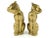 Mid-Century Brass Sitting Cat Figurine Bookends - a Pair For Sale - Image 6 of 9