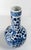 19th Century Chinese Blue and White Bottle Vase With Peony and Dragon, Repaired For Sale - Image 11 of 13