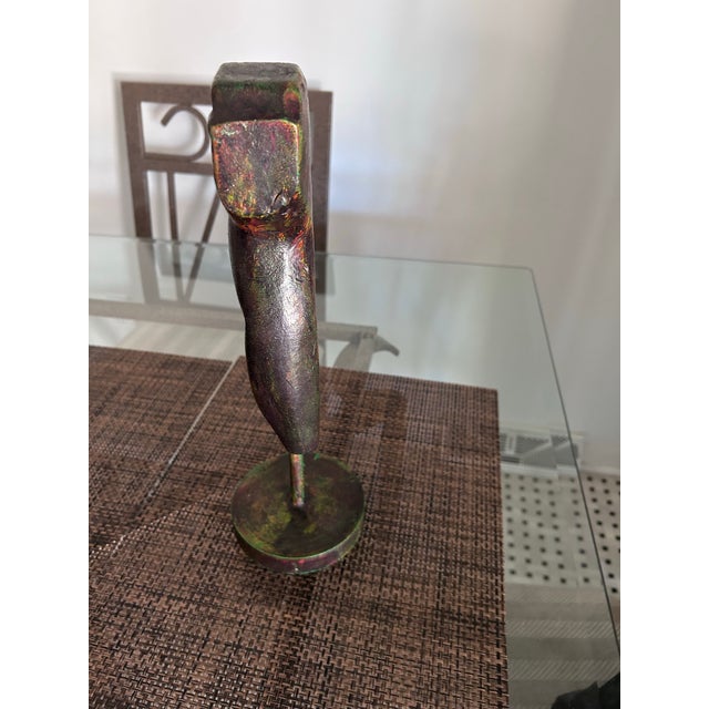 Brutalist Female Sculpture Cubist For Sale - Image 3 of 4