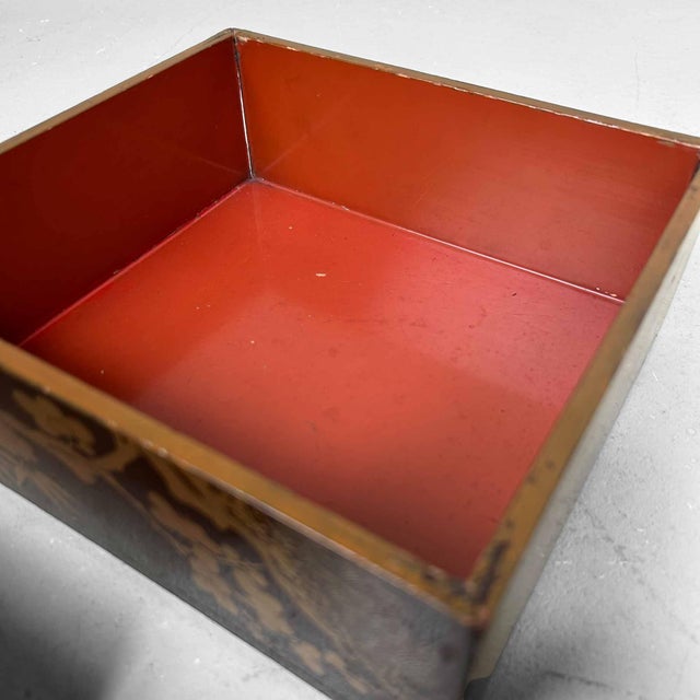 Japanese Wooden Lacquered Stacking Box, 1890s For Sale - Image 15 of 17