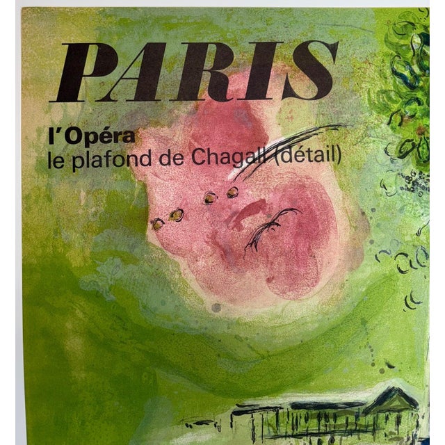 Marc Chagall Marc Chagall Roméo Et Juliette / Paris, Le Plafond De L'opéra - Hand-signed "pour Marc", 1964 - Signed For Sale - Image 4 of 12