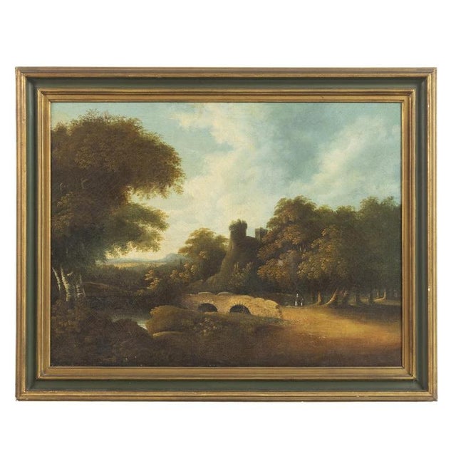 European School Artist, Landscape, 19th Century, Oil on Canvas For Sale - Image 6 of 6
