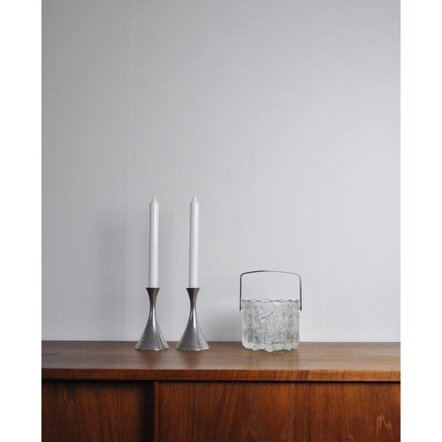 Glass Ice Bucket by Tapio Wirkkala for Iittala, Finland, 1970s For Sale - Image 7 of 8