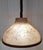 Wood Vintage Adjustable Ceiling Lamp with Beige Marbled Plastic Shade and Beechwood Rim, 1970s For Sale - Image 7 of 9