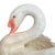 Off-white Vintage Hollywood Regency Hand-Painted Ceramic Swan Jardinière For Sale - Image 8 of 12
