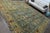 1970s Vintage Persian Handmade Wool Cotton Blue Area Rug For Sale In San Francisco - Image 6 of 11