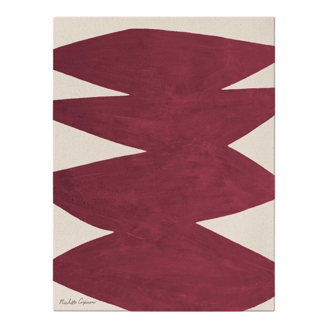 "Fearless Affirmations Painting Magenta" - Geometric Painting by Nicolette Capuano - 2026 New Colorway For Sale