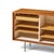 Brown Florence Knoll for Knoll Model 116 Mid Century Walnut and Cane Sliding Door Credenza For Sale - Image 8 of 10