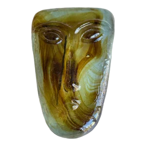 Erik Hoglund for Kosta Boda Attributed Glass Face Mask Sculpture
