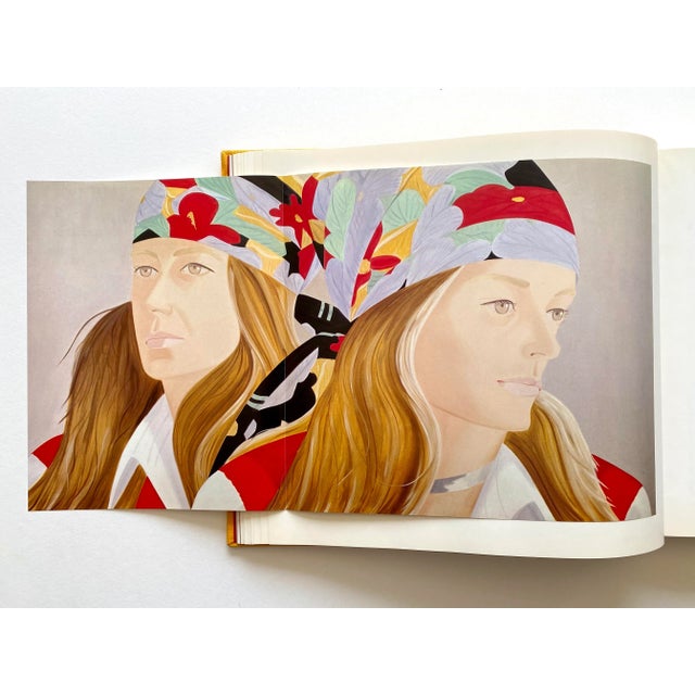 Tangerine Alex Katz Vintage 1979 First Edition Hand Signed Lithograph Print Landmark Volume Large Hardcover Pop Art Book For Sale - Image 8 of 12