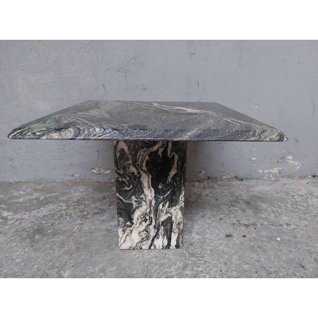 Grey Marble Coffee Table, 1980s For Sale - Image 3 of 18