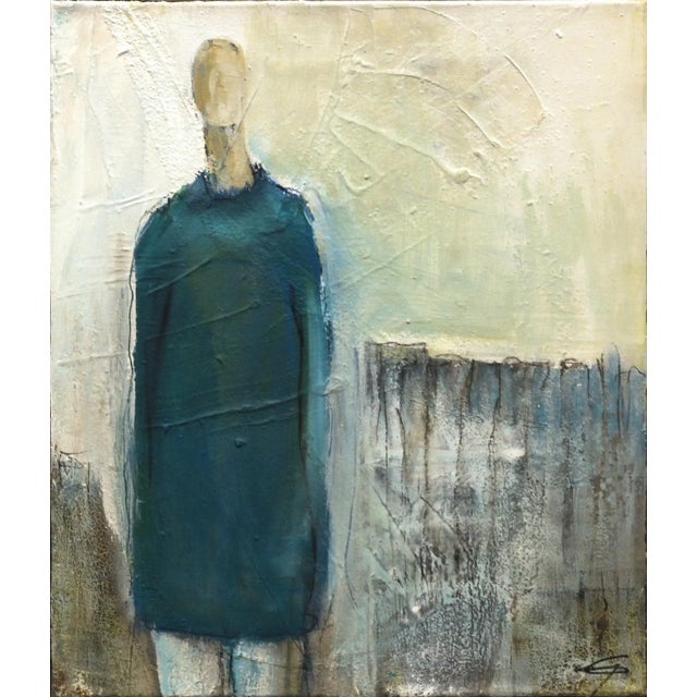 Original Figurative Artwork "2301" Abstract Composition on Canvas by Edith Konrad For Sale - Image 9 of 9