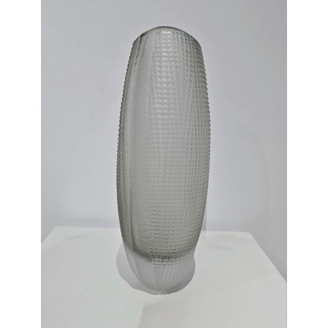 Modern Glass Vase by P. & R. Ferro For Sale - Image 3 of 6