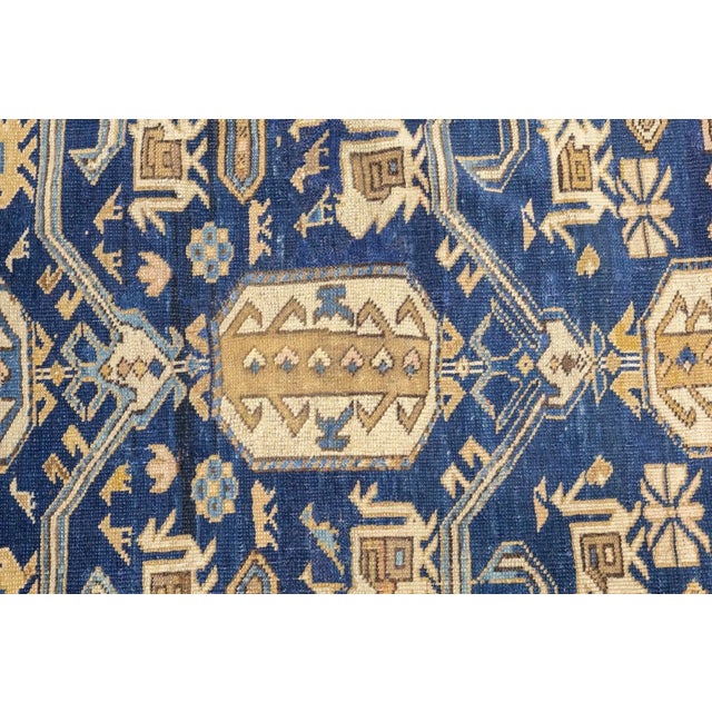 Antique Perpedil Rug 4'8'' x 6'6'' For Sale In New York - Image 6 of 12