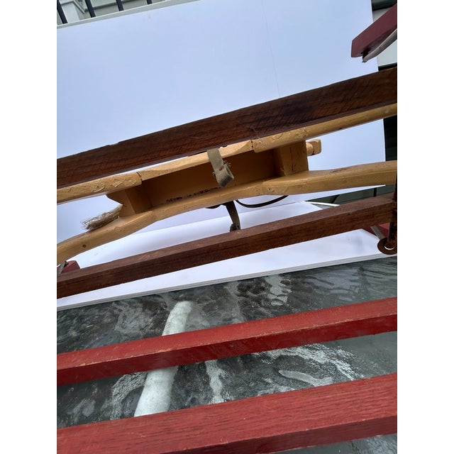 1900 Antique Gliding Rocking Horse For Sale - Image 9 of 9