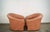 Animal Skin 1980’s Art Deco Leather Swivel Lounge Chairs - A Pair For Sale - Image 7 of 12