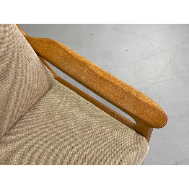 Vintage Danish Oak Sofa by Juul Kristensen, 1970s For Sale - Image 18 of 18