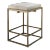 Jamie Young Shelby Counter Stool in White For Sale