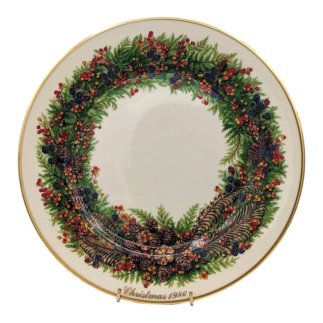 Lenox Holiday Plate, 1986 For Sale