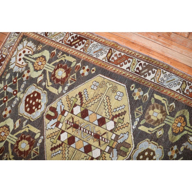 Zabihi Collection Antique Persian Bakhtiari Scatter Size Rug - 3'9" x 5' For Sale - Image 9 of 9