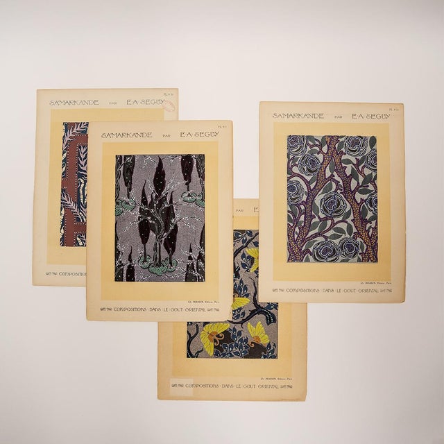 French Pochoir Illustrations by e.a. Séguy No. 2 For Sale - Image 4 of 6