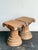 Vintage Corinthian Column Pedestal Low Stools - A Pair For Sale - Image 4 of 16