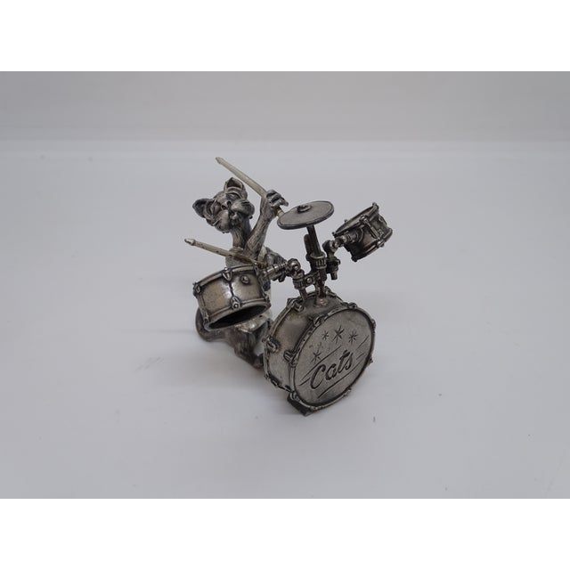 Musical Cats Figurine in Steel from Aryentis, 1980s For Sale - Image 18 of 18