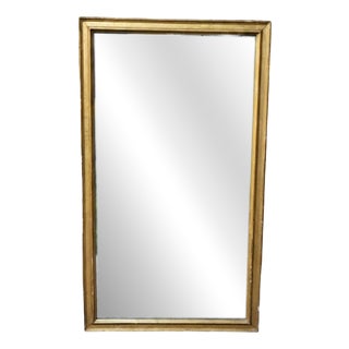 Louis Philippe Style Stucco and Gilt Wood Mirror, 1890s For Sale
