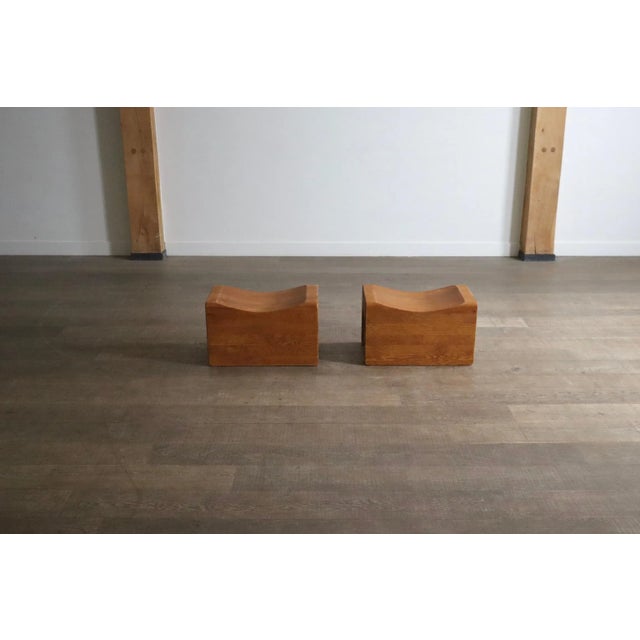 Wood Palle Ottoman from K.J. Pettersson and Söner, Sweden, 1970s For Sale - Image 7 of 15