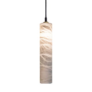 Tubular Bells Pendant Lamp by United Alabaster For Sale