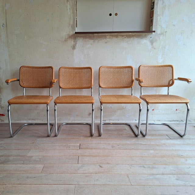 S64/S32 Chairs by Marcel Breuer for Thonet, 1979/1980, Set of 4 For Sale - Image 10 of 10