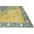 Handwoven Yellow/Blue Traditional Indian Agra Area Rug 12'4" X 15'4" For Sale - Image 4 of 10