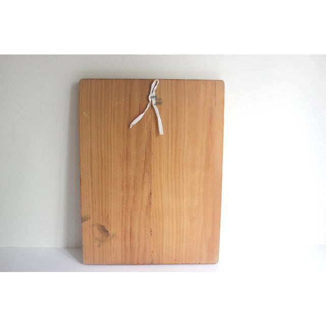 Vintage Carved Wood Bluenose Sailboat Wall Hanging Canadian Folk Art Handmade Wood Sculpture Signed by Artist Mid 20th Century For Sale - Image 4 of 6